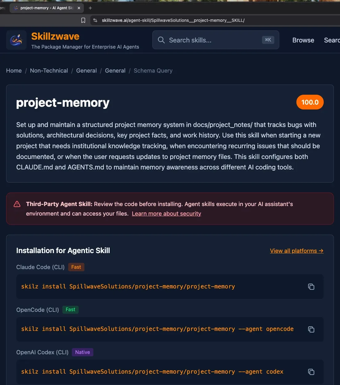 Standard Documentation