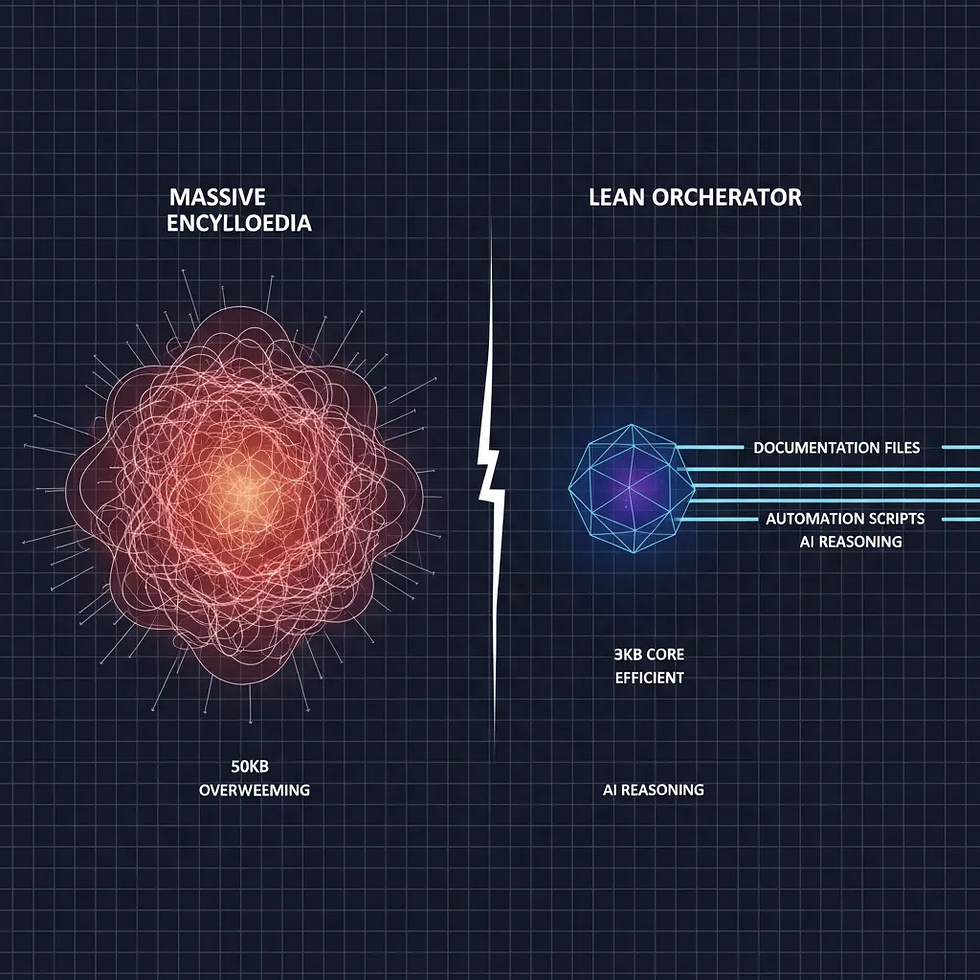 Token usage comparison showing 80-95% savings with PDA approach