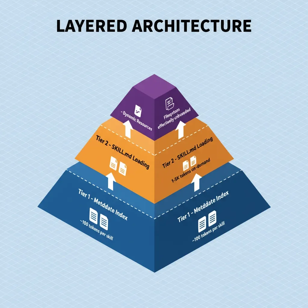 Three-tier loading mechanism