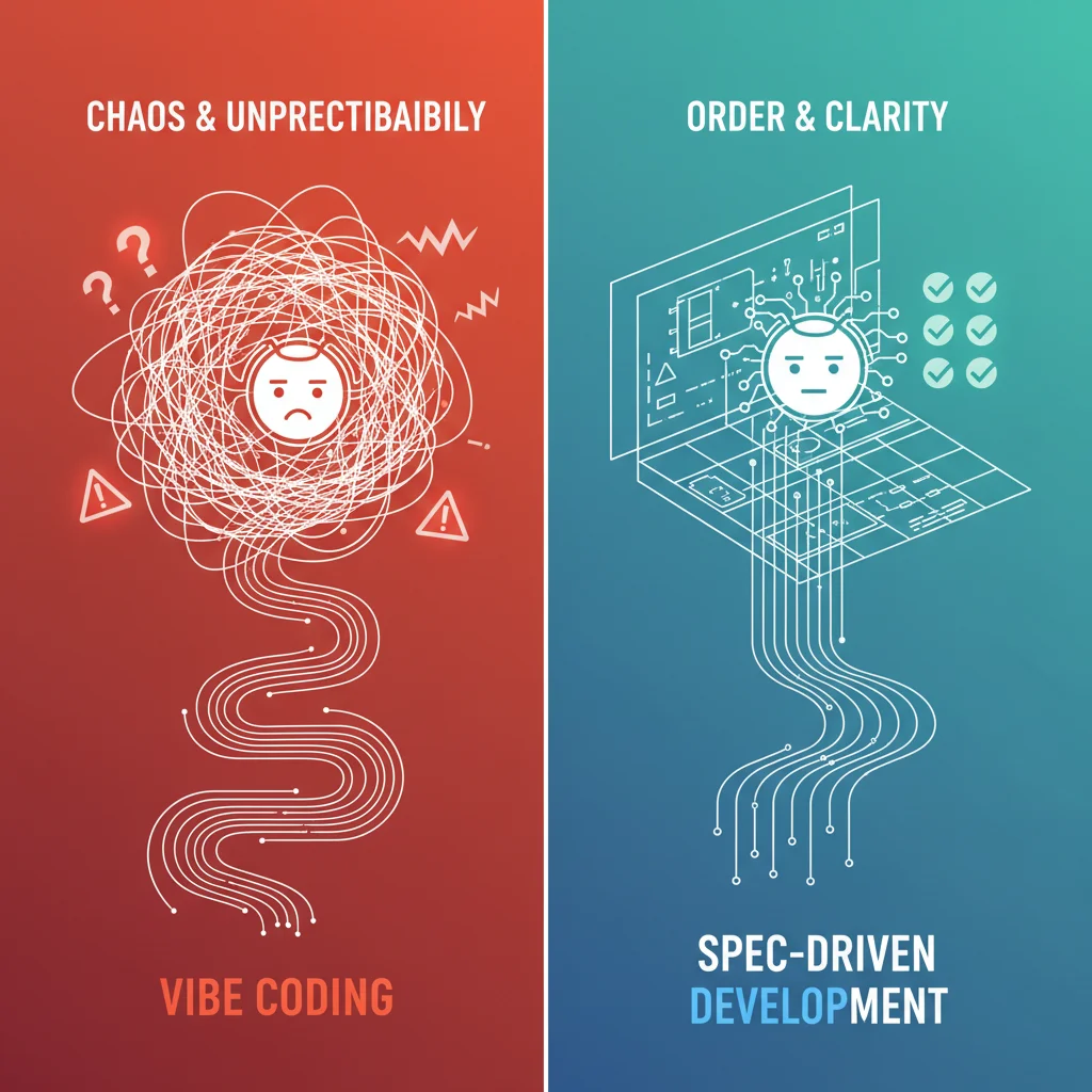 Chaos of Vibe Coding vs Spec-Driven Development